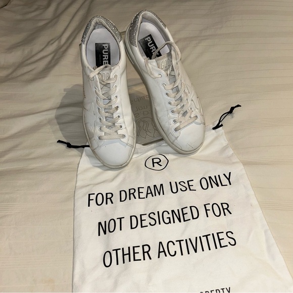 Golden Goose Shoes - Golden Goose White Pure Star Sneakers size 38/8